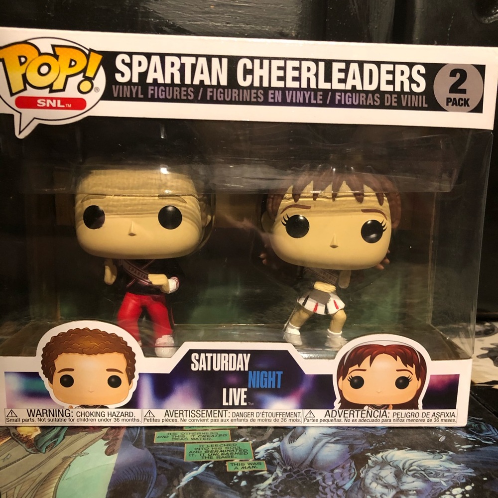 Spartan Cheerleaders funko 2 pack.